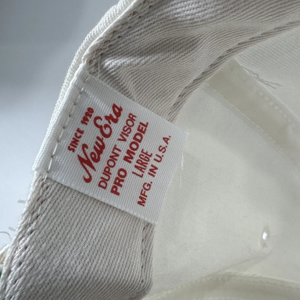 Vintage‎ New Era Jack Daniels Pro Model White Rope Snapback Hat Made In USA
